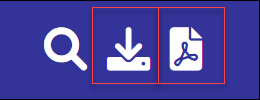 School Directory download options .csv or pdf