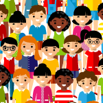 children diversity illustration